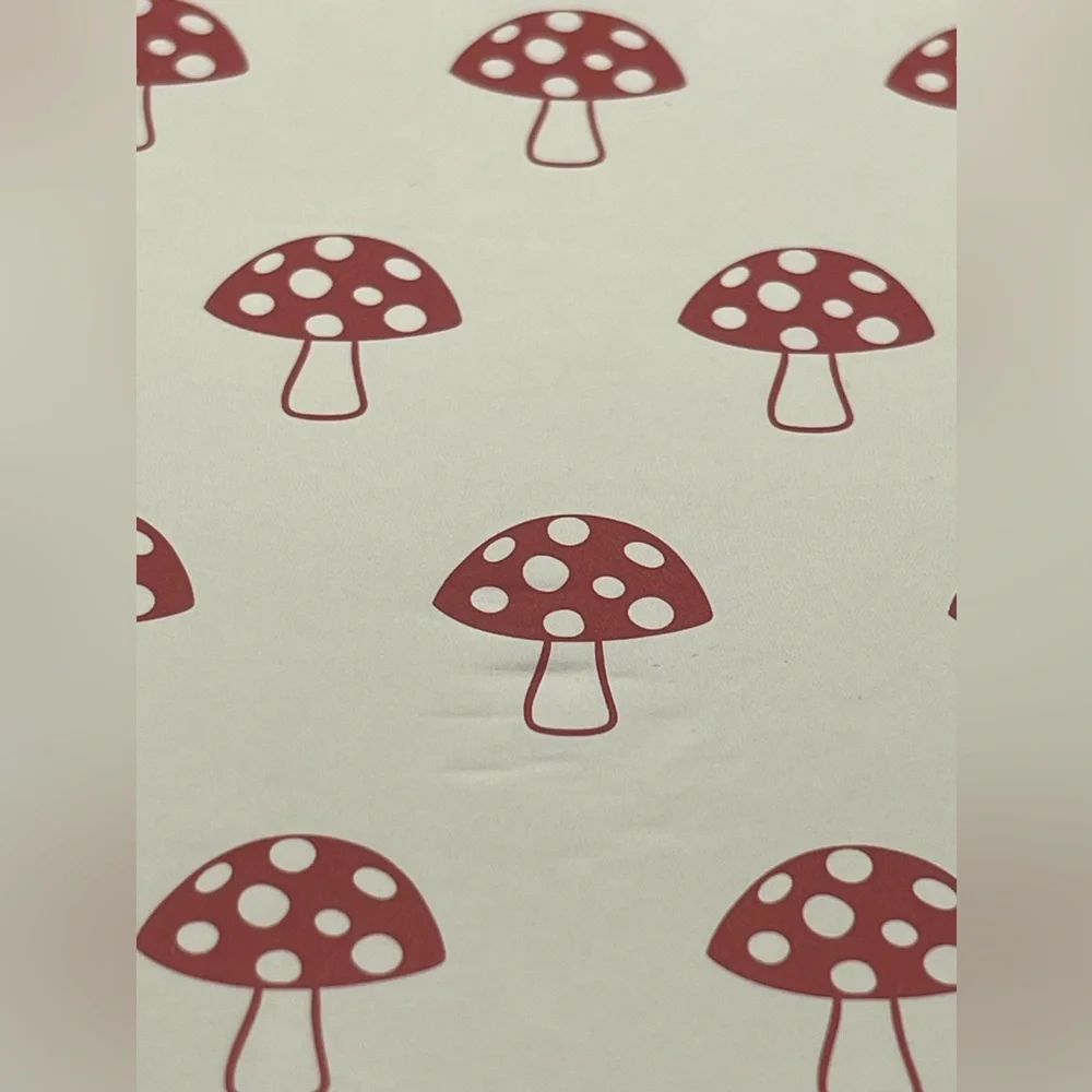 Elum Mushroom AOP Hardcover Spiral Notebook Journal, Pink, NWOT